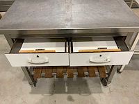 Verrijdbare werktafel (2x) - afbeelding 6 van  6
