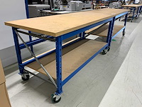 Verrijdbare werktafel (2x) - afbeelding 4 van  8