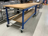 Verrijdbare werktafel (2x) - afbeelding 4 van  8