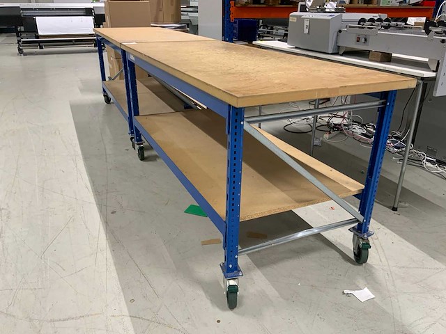 Verrijdbare werktafel (2x) - afbeelding 2 van  8