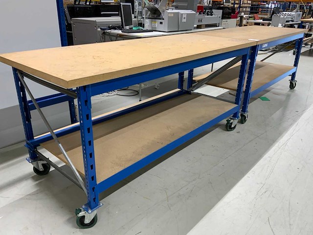 Verrijdbare werktafel (2x) - afbeelding 3 van  8