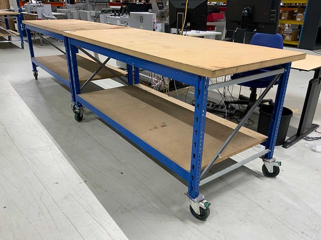 Verrijdbare werktafel (2x) - afbeelding 2 van  8