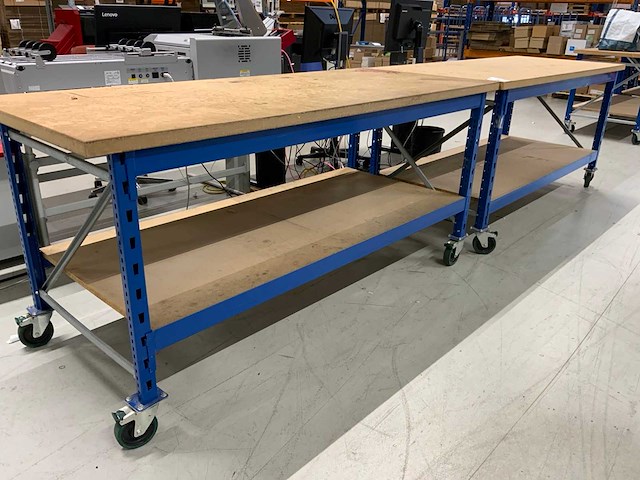 Verrijdbare werktafel (2x) - afbeelding 3 van  8