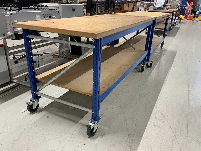 Verrijdbare werktafel (2x) - afbeelding 4 van  8
