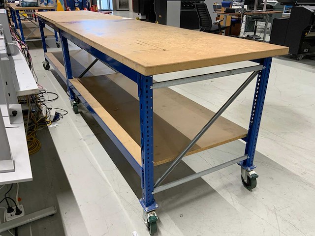 Verrijdbare werktafel (2x) - afbeelding 5 van  8