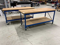 Verrijdbare werktafel (2x) - afbeelding 1 van  7