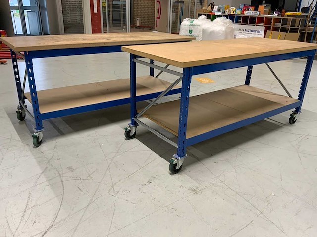 Verrijdbare werktafel (2x) - afbeelding 4 van  7