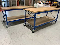 Verrijdbare werktafel (2x) - afbeelding 4 van  7