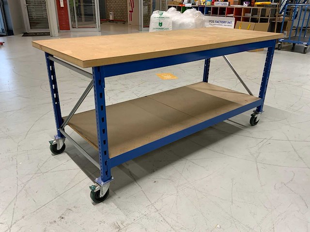 Verrijdbare werktafel (2x) - afbeelding 5 van  7