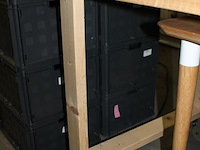 Verrijdbare werktafel met afmeting 200 x 80 x 90 cm. - afbeelding 2 van  3