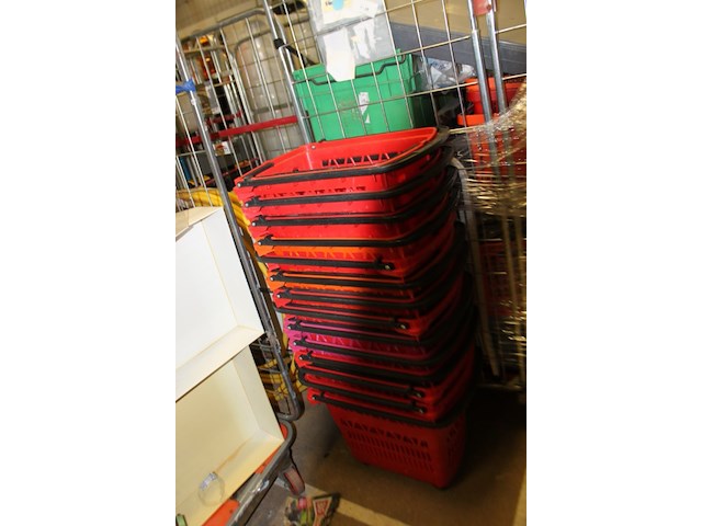 Verrijdbare winkelmandjes ca 14 stuks - afbeelding 2 van  5