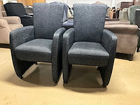 Verrijdbareeeetkamerstoel (2x) - afbeelding 2 van  9