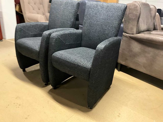 Verrijdbareeeetkamerstoel (2x) - afbeelding 4 van  9