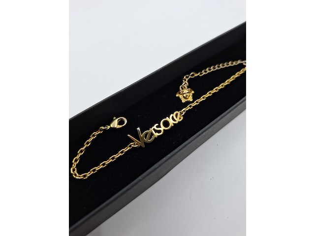 Versace armband, versace, armband, goud - afbeelding 2 van  6