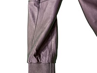 Versace chevron pattern leather jacket - maat slim m - afbeelding 9 van  9