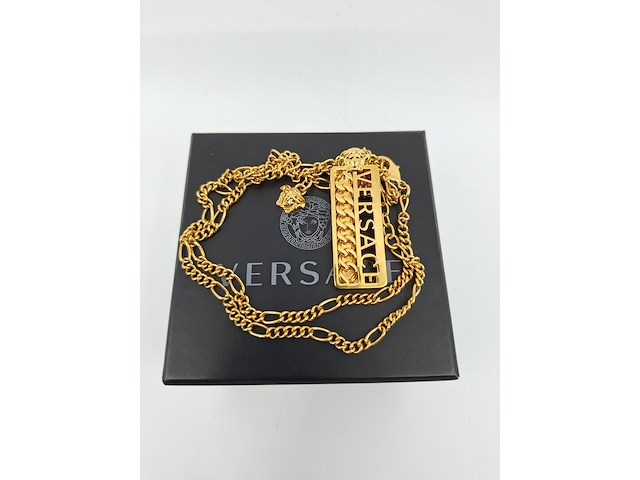 Versace ketting, versace, ketting, goud - afbeelding 1 van  9