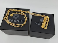 Versace ketting, versace, ketting, goud - afbeelding 3 van  9
