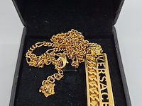 Versace ketting, versace, ketting, goud - afbeelding 4 van  9