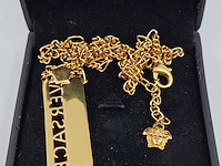 Versace ketting, versace, ketting, goud - afbeelding 5 van  9