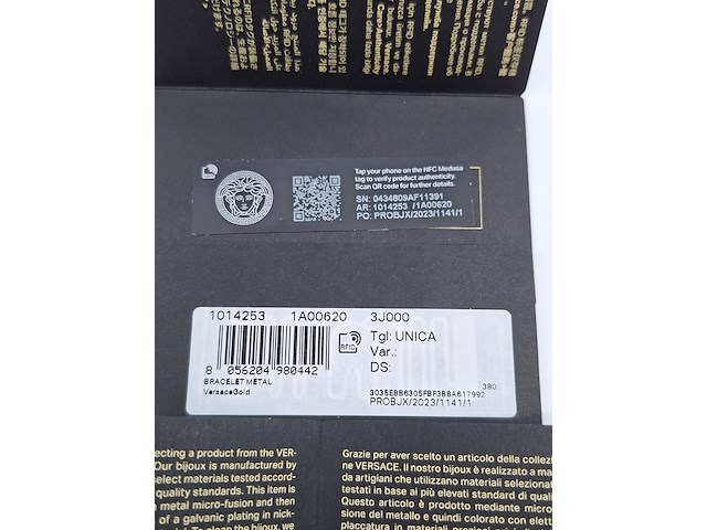 Versace medusa armband, versace, armband, goud - afbeelding 3 van  11