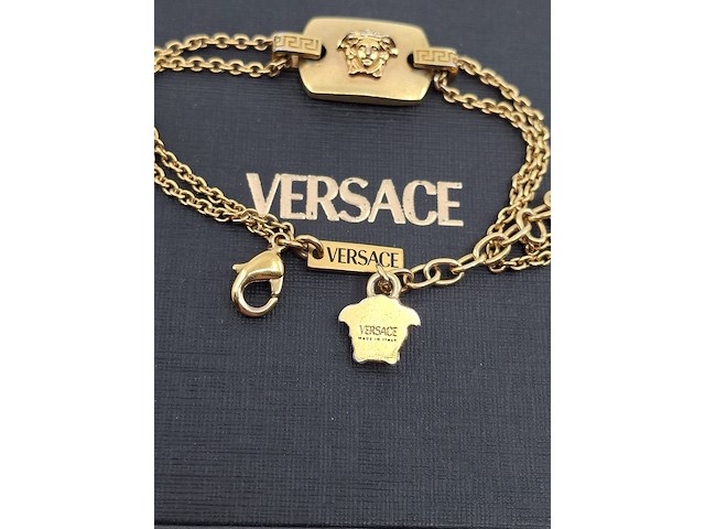 Versace medusa armband, versace, armband, goud - afbeelding 7 van  11