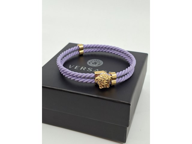 Versace medusa armband, versace, armband, paars - afbeelding 1 van  7