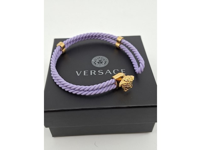 Versace medusa armband, versace, armband, paars - afbeelding 2 van  7