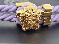 Versace medusa armband, versace, armband, paars - afbeelding 5 van  7