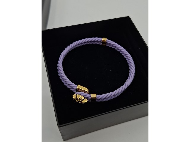 Versace medusa armband, versace, armband, paars - afbeelding 6 van  7