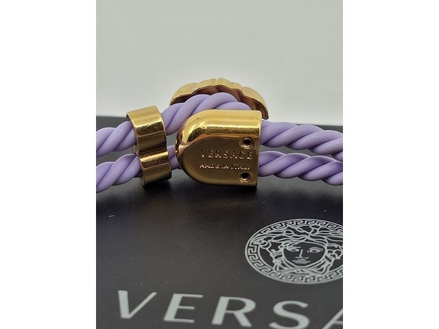Versace medusa armband, versace, armband, paars - afbeelding 7 van  7
