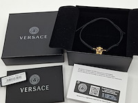 Versace medusa armband, versace, armband, zwart, goud - afbeelding 2 van  8