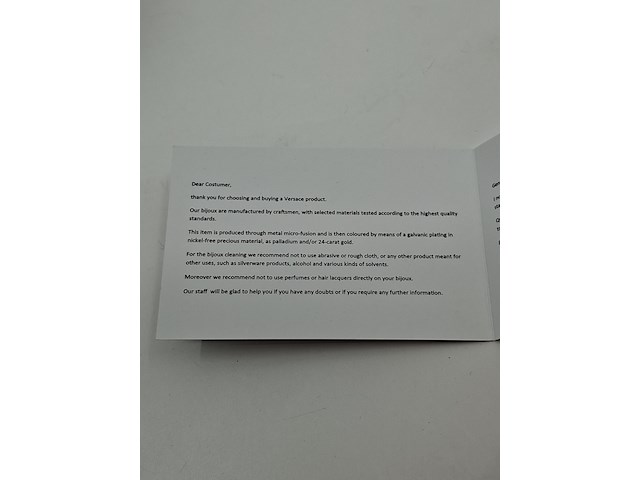 Versace medusa armband, versace, armband, zwart, goud - afbeelding 8 van  8