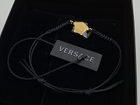 Versace medusa armband, versace, armband, zwart / goud - afbeelding 4 van  7