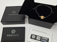 Versace medusa armband, versace, zwart, goud - afbeelding 2 van  8