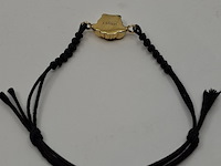 Versace medusa armband, versace, zwart, goud - afbeelding 5 van  8