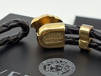 Versace medusa armband, zwart / goud - afbeelding 5 van  7