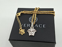 Versace medusa ketting, versace, ketting, goud, zilver - afbeelding 2 van  8