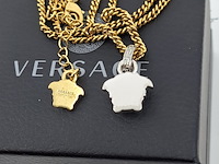 Versace medusa ketting, versace, ketting, goud, zilver - afbeelding 5 van  8