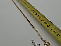 Versace medusa ketting, versace, ketting, goud, zilver - afbeelding 8 van  8
