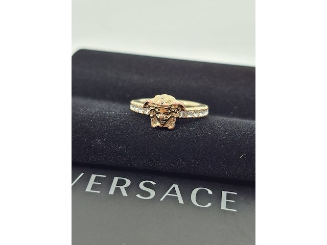 Versace medusa ring, versace, ring, goud - afbeelding 4 van  13