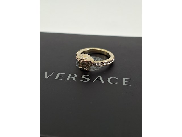 Versace medusa ring, versace, ring, goud - afbeelding 6 van  13