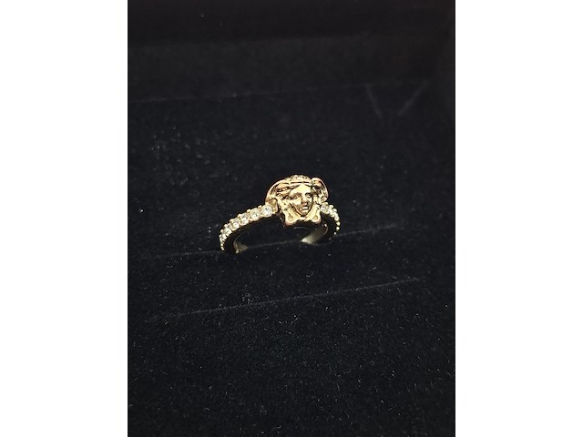 Versace medusa ring, versace, ring, goud - afbeelding 9 van  13