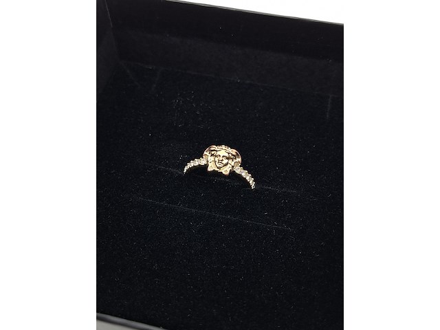 Versace medusa ring, versace, ring, goud - afbeelding 10 van  13