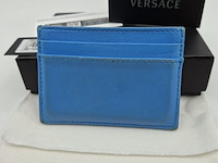 Versace medusa wallet, blauw / goud - afbeelding 6 van  9