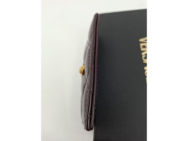 Versace medusa wallet, versace, portemonnee , bordeaux, goud - afbeelding 2 van  18