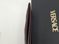 Versace medusa wallet, versace, portemonnee , bordeaux, goud - afbeelding 3 van  18