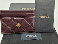 Versace medusa wallet, versace, portemonnee , bordeaux, goud - afbeelding 11 van  18