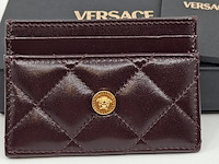 Versace medusa wallet, versace, portemonnee , bordeaux, goud - afbeelding 15 van  18