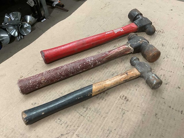 Verschillende hamers (3x) - afbeelding 1 van  2