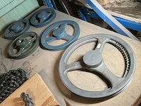 Verschillende pulley wielen (5x) - afbeelding 1 van  3